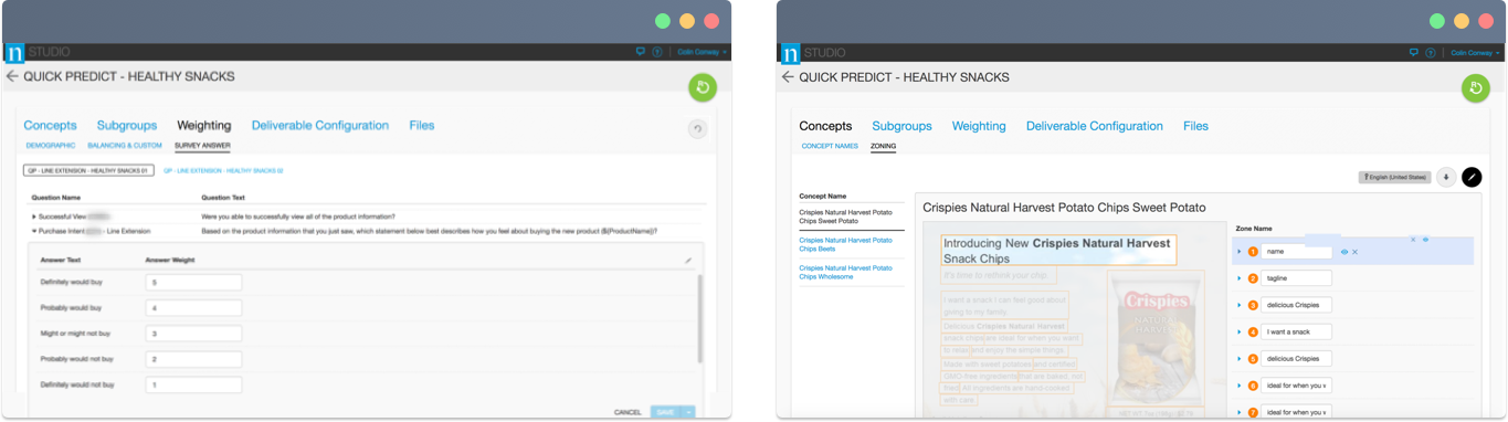Images for the Analytics workflow