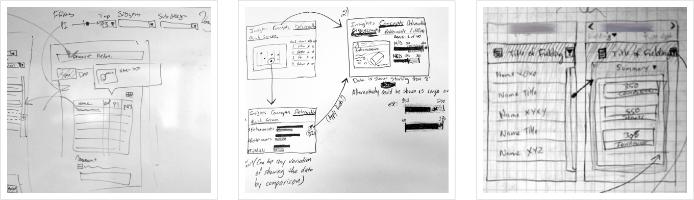 Sketchpad Drawings for Questions and Interactive Reporting